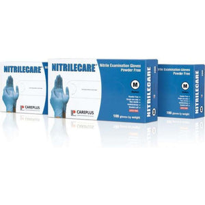 Nitrilecare 3.5mil Blue Multi-Purpose Nitrile Gloves (Pallet of 105 Cases)