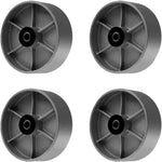 6x2 Heavy Duty Steel Wheel with Roller Bearing & Steel Bushing - Up to 1200lbs Each - 4 Pack