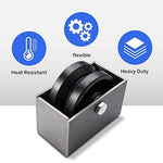 4"x 2" V-Groove Wheel with Box - cast Iron Wheel,Capacity up to 800 Lb. Use for Slide Gate,Rolling Door with V-Track(1 Wheel with Box)
