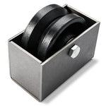 4"x 2" V-Groove Wheel with Box - cast Iron Wheel,Capacity up to 800 Lb. Use for Slide Gate,Rolling Door with V-Track(1 Wheel with Box)