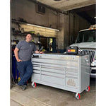 Industrial Polyurethane Casters - 8"x2" Heavy Duty Set of 4 with 6000 LB Load-Bearing Capacity - Perfect for Furniture, Workbenches, and Tool Boxes