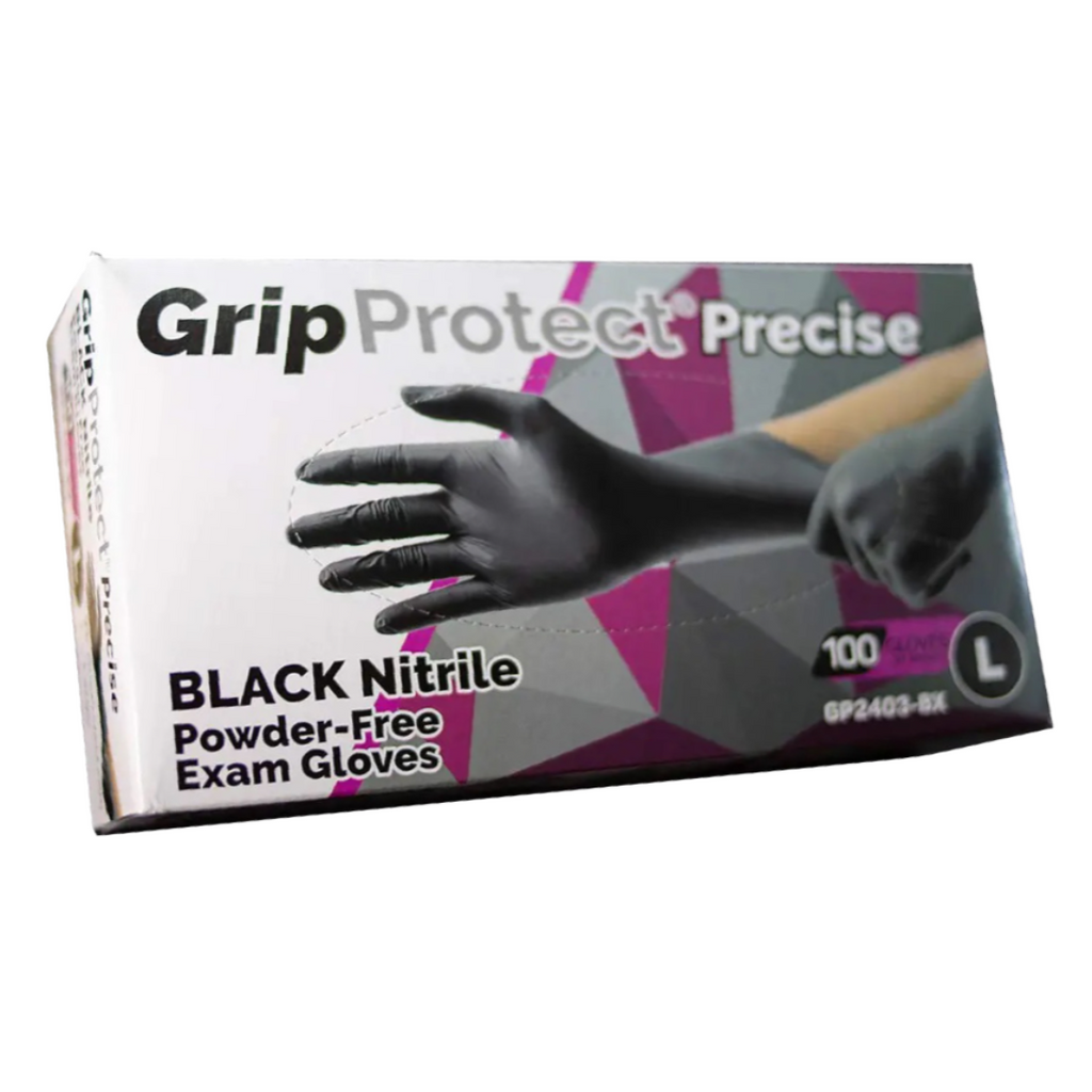 Black Nitrile Gloves, 5mil, Case of 1,000