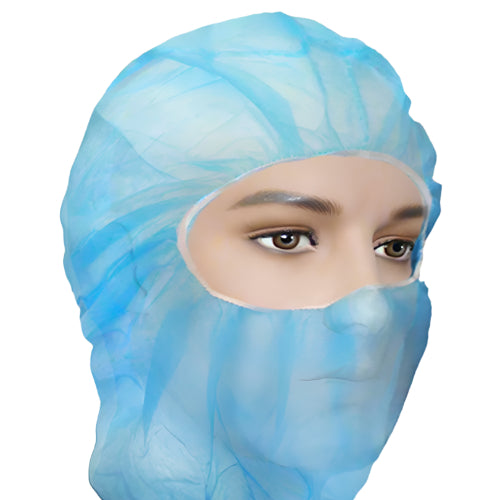 Hair and Beard Net Combo - 21" - White, Blue - Case of 1,000