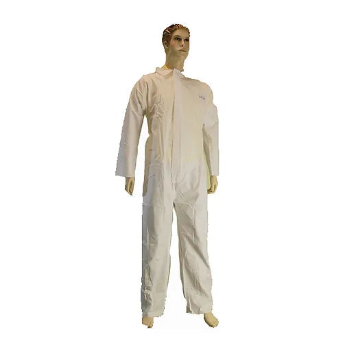 SMS Coverall, 50G, Zipper Front, Elastic Cuffs, No Boots, Single Collar - Sizes S to 4XL, Case of 25