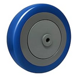 5"x 1-1/4" Polyurethane Shopping Cart Wheels (Blue/Red)