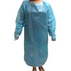 CPE Gown, Blue Embossed, 0.035mm, Apron with Thumbhole, Size W185 x L115cm - 1 Piece Per Bag, Case of 300