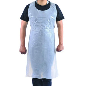 Disposable PE Apron, 28"x46", 1.5 Mil, Bulk Pack - 100 Pieces Per Bag, Case of 1000