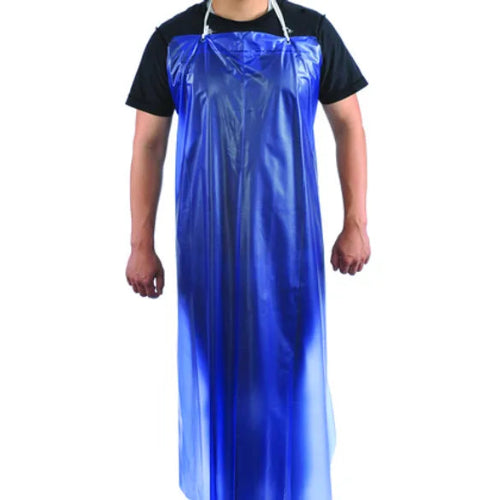 PVC Apron, 35" x 45", 6 Mil, Blue - 50 Pieces Per Case