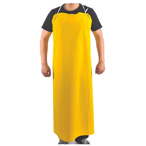 PVC Apron, 35"x45", 35 Mil, Yellow - 48 Pieces Per Case
