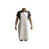 White Microporous Apron, Bib Style, 65G, 28"x36" - Case of 100