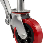 2" Wide Polyurethane on Polypropylene Scaffolding Casters