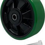 6" x 2" Polyurethane on Nylon Wheel