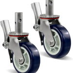 2" Wide Polyurethane on Polyolefin Scaffolding Casters