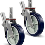 2" Wide Polyurethane on Polyolefin Scaffolding Casters