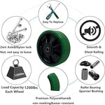 6" x 2" Polyurethane on Nylon Wheel
