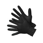 Black Medical Grade Nitrile Gloves, 5mil - Powder Free - S-XL, 2XL - Case of 1000