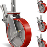 2" Wide Polyurethane on Steel Scaffolding Casters
