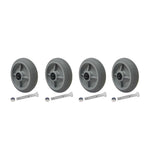 2" Wide Thermoplastic Rubber Wheel (Crowned )