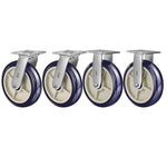 2" Wide Polyurethane on Polyolefin Casters