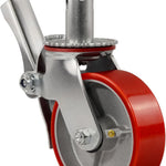 2" Wide Polyurethane on Steel Scaffolding Casters