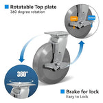 2" Wide Polyurethane Elastomer Heavy Duty Caster