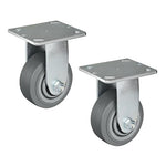 2" Wide Heavy-duty Rubber Caster