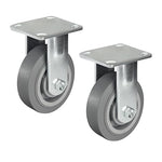 2" Wide Heavy-duty Rubber Caster