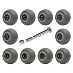 2" Wide Thermoplastic Rubber Wheel (Crowned )