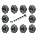 2" Wide Thermoplastic Rubber Wheel (Crowned )