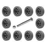 2" Wide Thermoplastic Rubber Wheel
