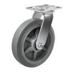 2" Wide Heavy-duty Rubber Caster