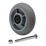 2" Wide Thermoplastic Rubber Wheel (Crowned )