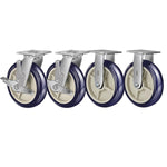 2" Wide Polyurethane on Polyolefin Casters