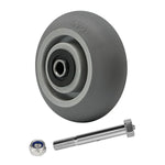 2" Wide Thermoplastic Rubber Wheel (Crowned )