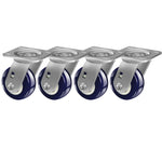 2" Wide Polyurethane on Polyolefin Casters