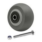2" Wide Thermoplastic Rubber Wheel (Crowned )