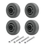 2" Wide Thermoplastic Rubber Wheel