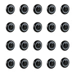 5" x 1-1/4" Polyurethane Shopping Cart Wheels (Black)