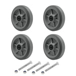 2" Wide Thermoplastic Rubber Wheel