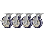 2" Wide Polyurethane on Polyolefin Casters