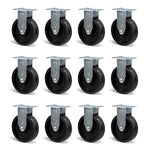 1-1/4" Wide Polyolefin Casters