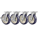2" Wide Polyurethane on Polyolefin Casters