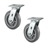 2" Wide Heavy-duty Rubber Caster