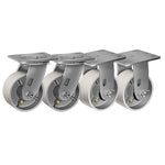 2" Wide Heavy Duty Steel Casters