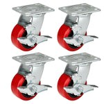 2" Wide Long Lasting Polyurethane Caster