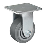 2" Wide Heavy-duty Rubber Caster