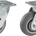 2" Wide Thermoplastic Rubber Caster (Crown Tread)