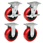 2" Wide Long Lasting Polyurethane Caster