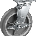 2" Wide Thermoplastic Rubber Caster (Crown Tread)