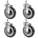 1-1/4" Wide Polyurethane Stem Caster